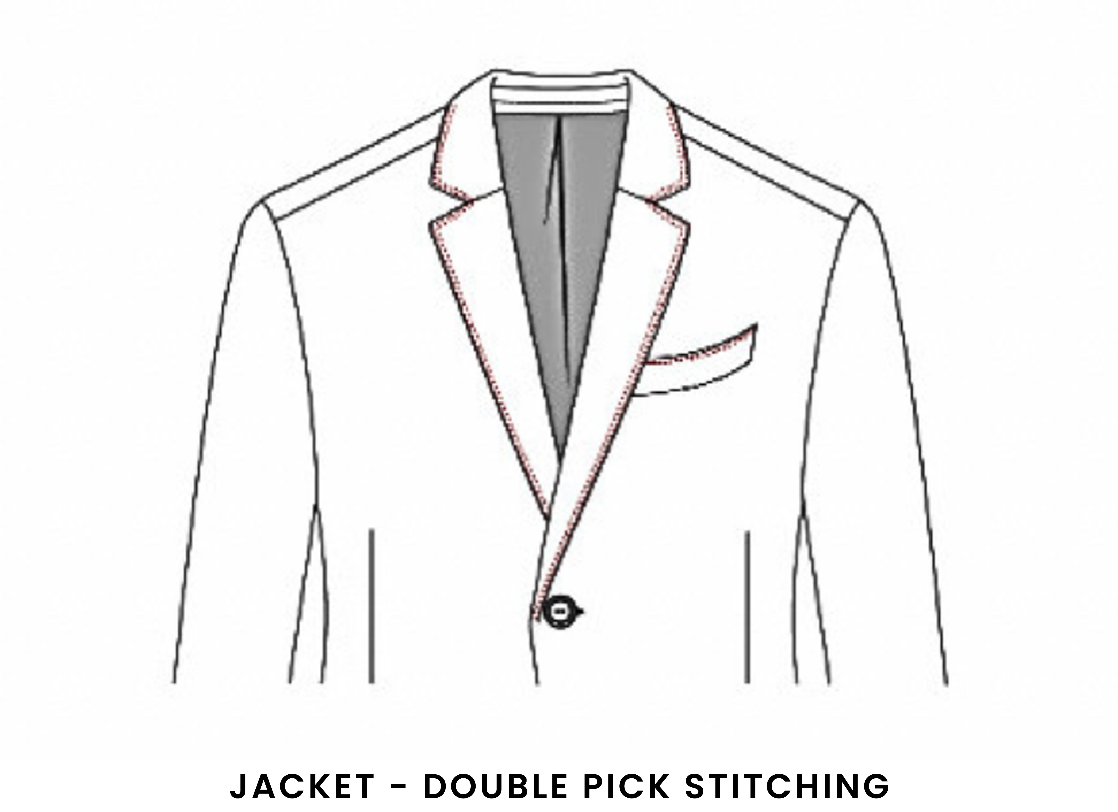 Double Pick Stitching