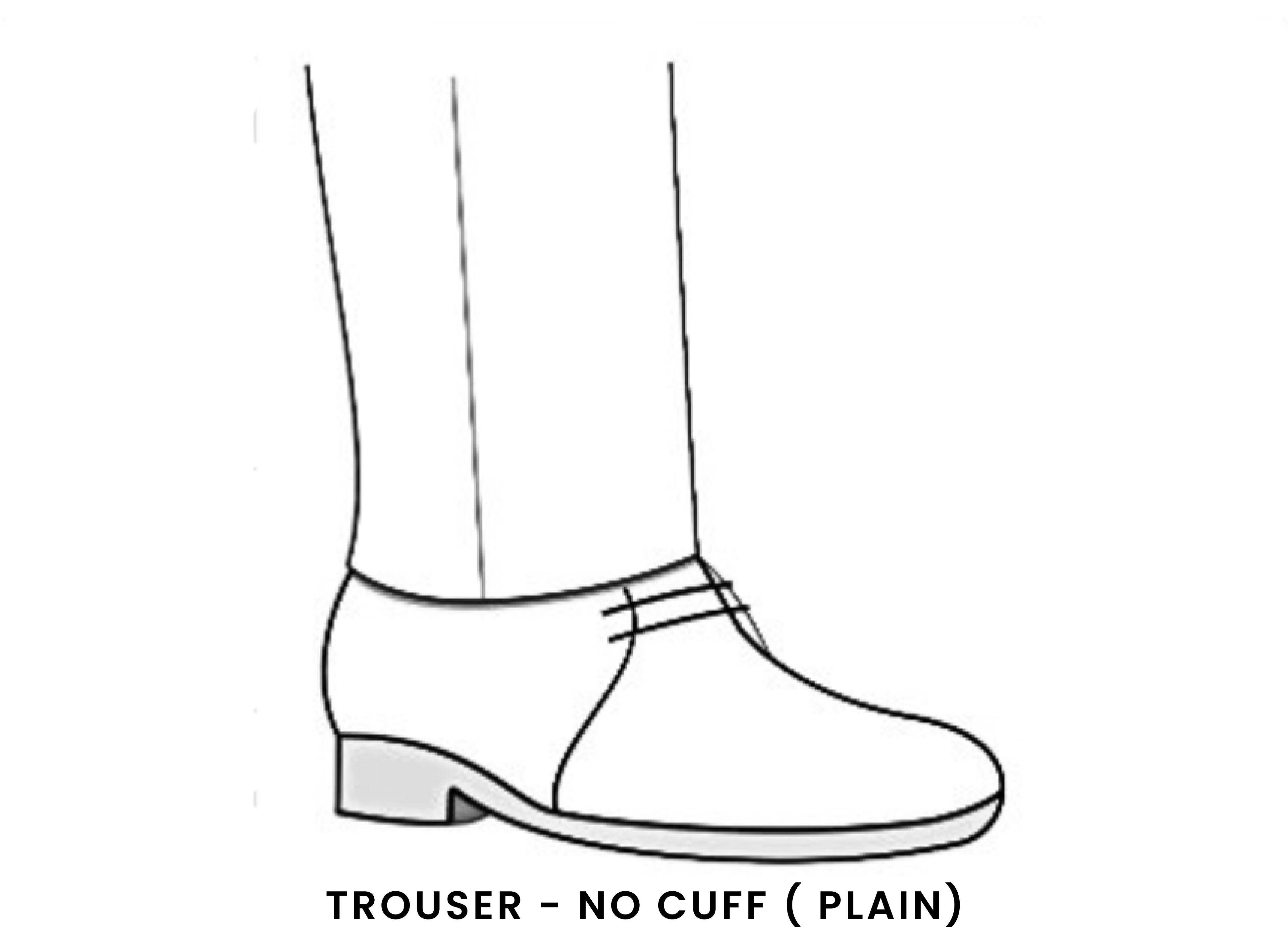 No Cuff Plain