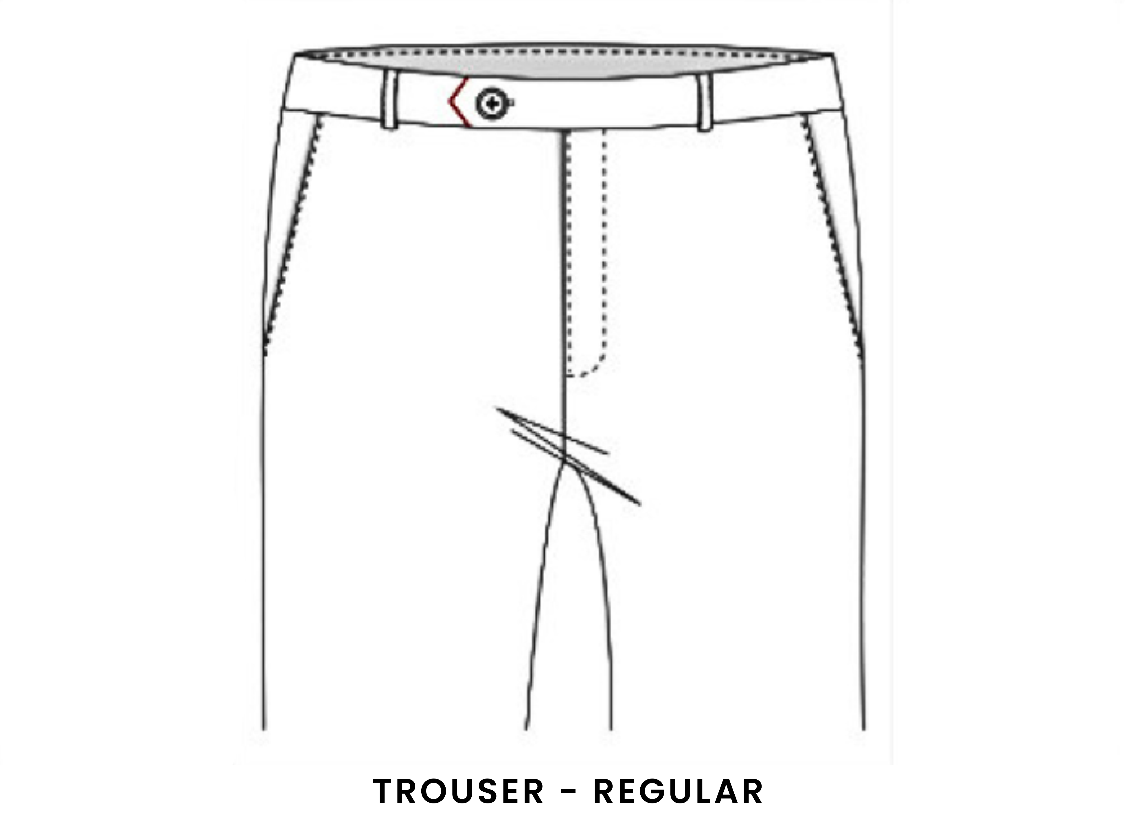 Regular Waistband Trouser