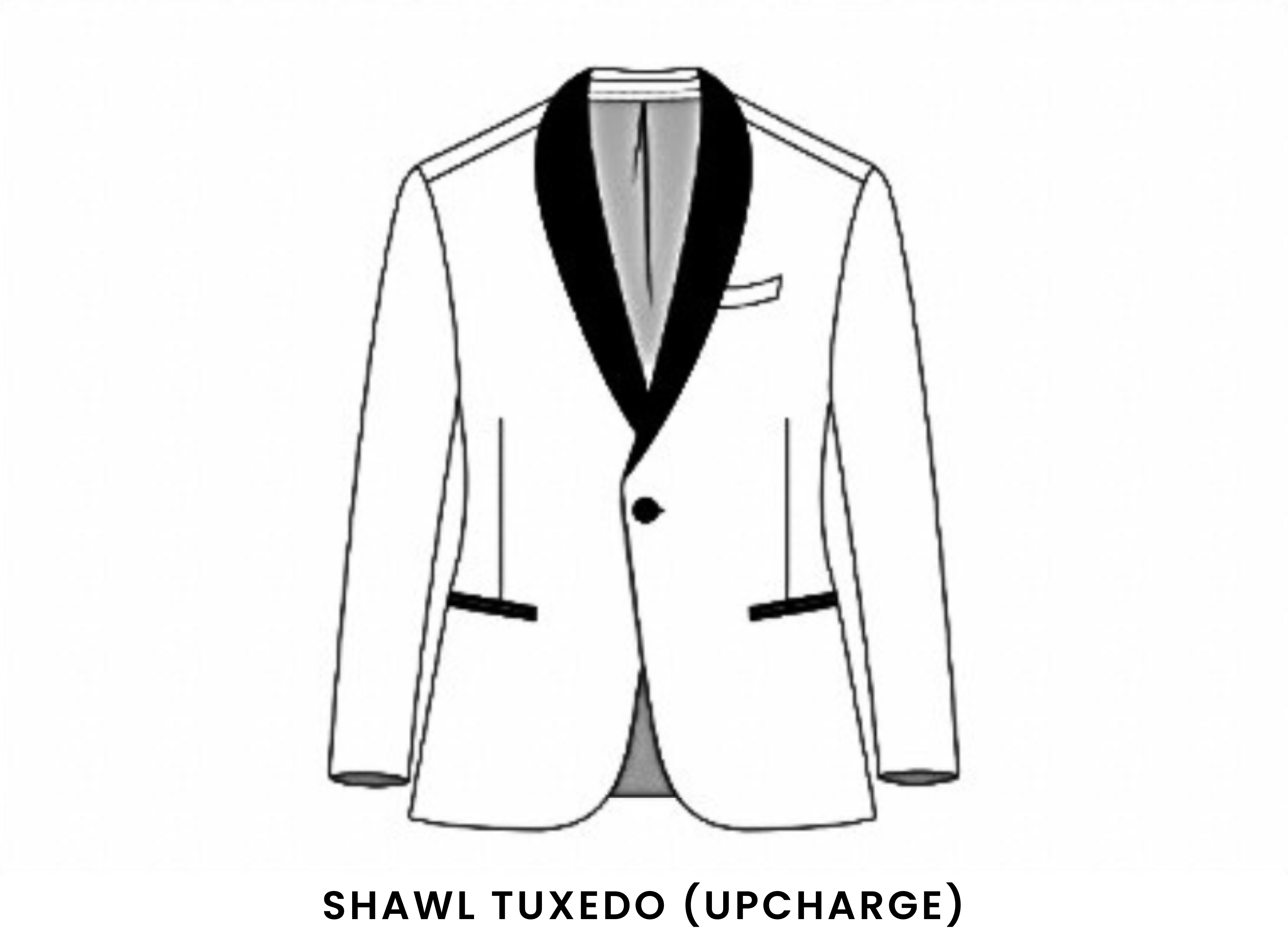 Shawl Tuxedo Upcharge