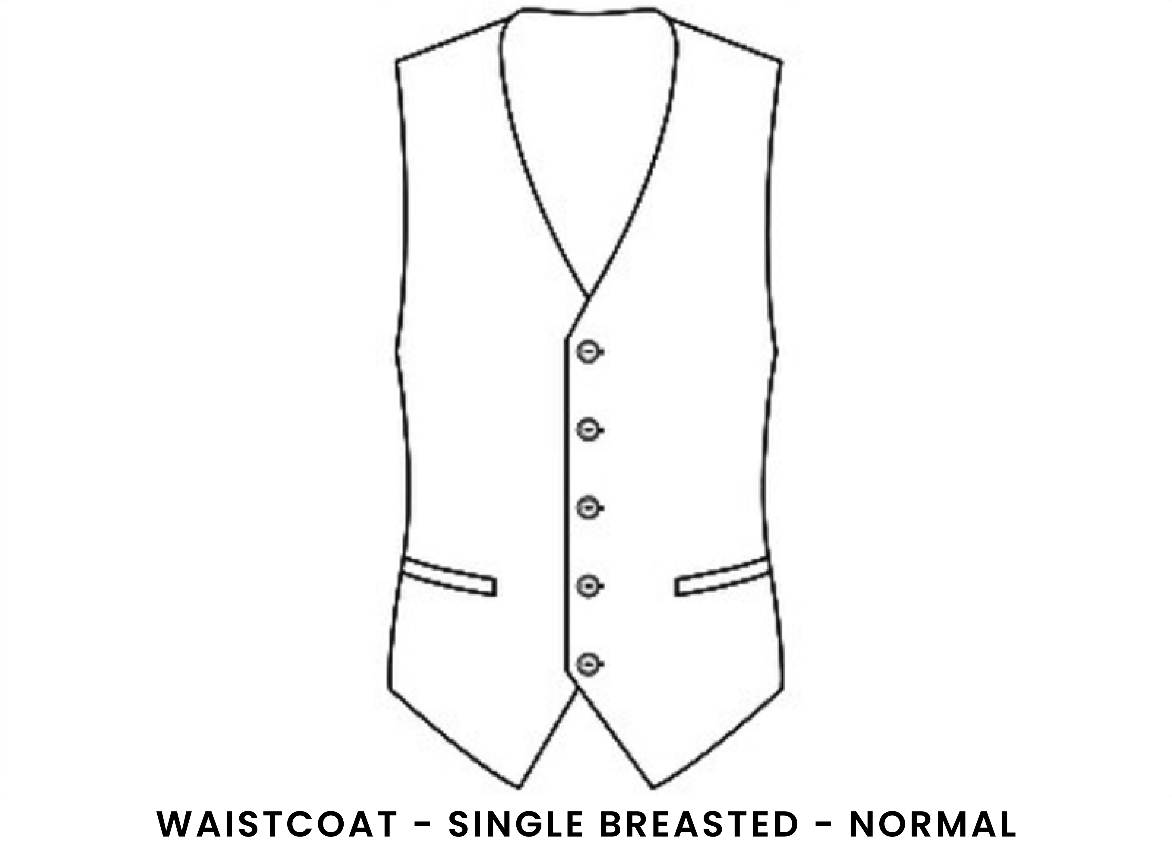 Single Breasted Normal Waistcoat